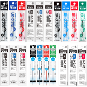 (제브라) 펜 리필심 (낱개x1개) SK JF JK UK EK SH LH H 4C 0.4 0.5 0.7 1.0 ZEBRA, (56) JK0.5 (파)