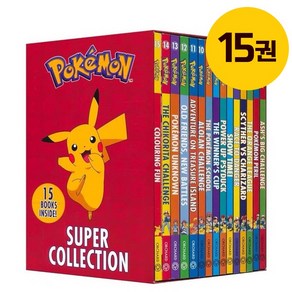 [동네서점] 국내 당일발송 Pokemon 포켓몬 챕터북 세트 영어원서, 포켓몬 챕터북 15권 세트