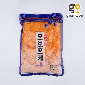 쯔보즈케 1kg 토호 단무지 반찬 무절임 조미 양념 일식 말랭이, 1개