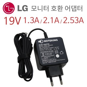 LG 19V 1.3A ADS-25FSF-19 호환 모니터 TV 전원 어댑터 케이블, AD-NK4819L6, 1개