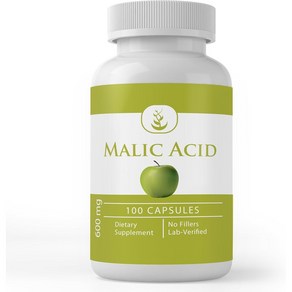 말산 사과산 600mg 100캡슐 3개월분 고함량 고용량 미국산 Malic Acid