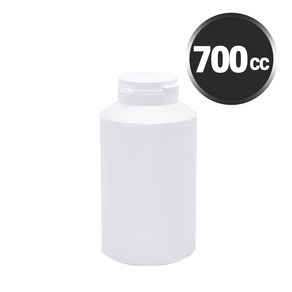 플라스틱 환병 소화제병 700cc 1개 밀폐 용기 껌통 약병 병원 약국, 환병(소화제병) 700cc／1개(A03838)