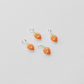 화비즈 실버 925 은펜던트 에폭 당근 7x13mm 악세사리 비즈재료