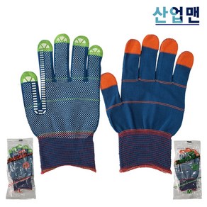 천일 메니큐어장갑 1켤레 PVC 도트 계산 캐셔, L, 1개