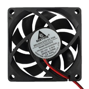 아두이노 12V 쿨러 쿨링팬 70mm DM2507, 1개