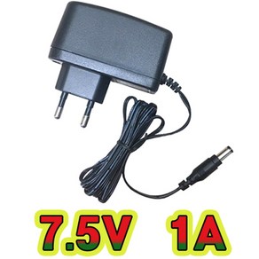 순흥전기 어댑터 7.5V 1A 벽걸이형 SMPS 1000mA 어댑터 아답터 직류전원장치, SH-0751000A, 1개