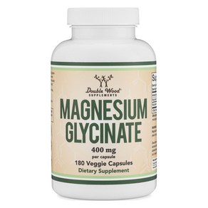 더블우드 Magnesium Glycinate 400mg 베지 캡슐