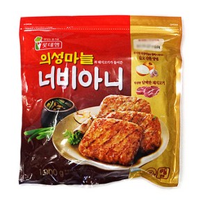 롯데 의성마늘 너비아니, 2개, 1kg