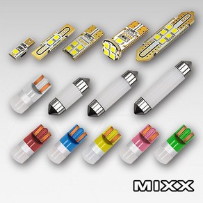 MIXX LED실내등 차량용 개별 판매 전방 중앙 리어 화장거울 풋 도어 글로브박스 트렁크 번호판등 면발광 T10 믹스 맥스 MIXXLLED, 1개, [MAX] SIDE