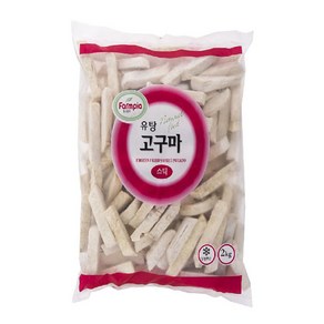 (무)(냉동)고구마스틱 팜피아유탕2kgX2개, 2kg, 2개