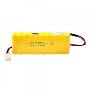 [예비전원 소방용배터리] JST Ni-CD 2x10 24V 600mAh, 1개