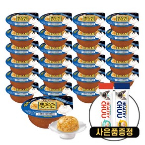 이나바 유산균 마구로쥬레 65g 24개 고양이간식 + 증정 고양이츄르 2p, 가쓰오부시 IMC-232 24개 + 헬시츄2p