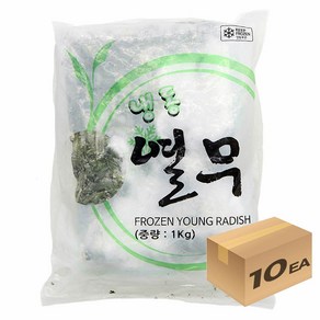 1박스) 냉동야채 열무 1kg x 10개입