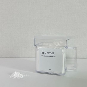 백식초 청소용 세탁 빨래 식초 대용량 분말가루형, 1개, 200g