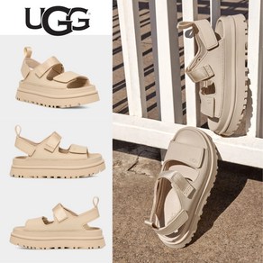 어그 UGG 걸즈 사이즈 여성 슬리퍼 골든 글로우 플랫폼 스트랩 방수 EVA 샌들