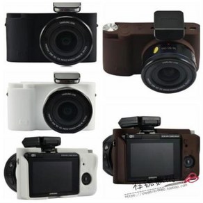 실리콘 카메라 커버 케이스 삼성 NX3000 TPU 소프트 고무 파우치 백, 01 WHITE, 한개옵션1