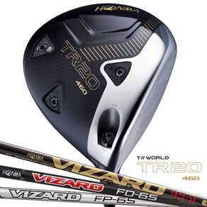 혼마 투어월드 TR20 460 골프 드라이버 VIZARD, 옵션 : 9.5 - VIZARD FD-5/S, VIZARD FD-5 / R, 9.5도