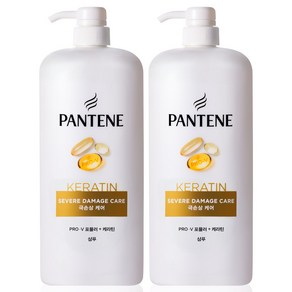 팬틴 대용량 샴푸린스 2종 모이스처 극손상 샴푸 컨디셔너 1200ML 2개, [PA1]극손상케어 샴푸 2개, 1.2L