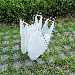 스텐톡 높은 접이식 분리수거대 2단