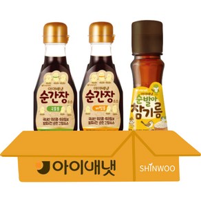 [아이배냇] 베베 이유식 순간장 국물용 190ml + 순간장 비빔용 190ml + 순발아참기름 75ml 세트, 1세트