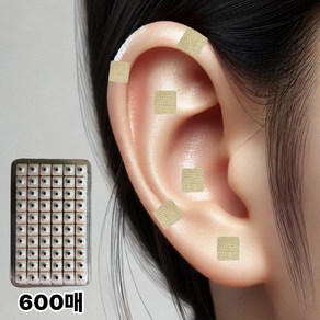 네브몰 간편한 귀지압패치 혈자리 최신형 스티커, 스킨, 600개