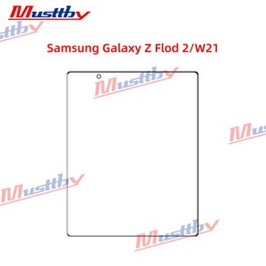 Musttby OEM 전면 내부 유리 + OCA 삼성 갤럭시 Z 폴드 2 3 4 LCD 디스플레이 터치 스크린 소프트 필름 수, 06 1pc Fold 2, 1개