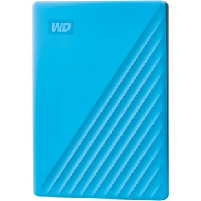 Westen Digital 5TB My Passpot fo Mac 백업 소프트웨어 암호 보호 기능 휴대용 외장 하드 드라이브 Blue - WDBA2F0050BBL-WESN, 블루, 1TB_PC  하드 드라이브