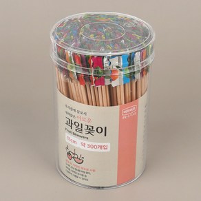 롯데 자작나무 과일꽂이 과일꼬지 이쑤시개 11cm 300P+그릿커머스Shop, 빠른배송, 1개, 300개입