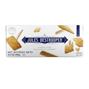 1+1 Jules Destoope 진저 씬즈 쿠키 95g 3.4oz, 2개