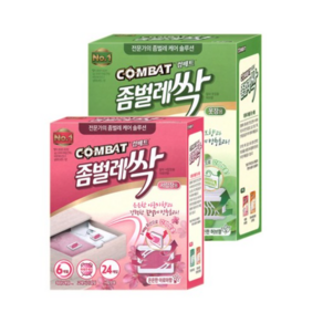 컴배트 좀벌레싹 허브 옷장 6개입 + 아로마 서랍장 24개입, 1세트