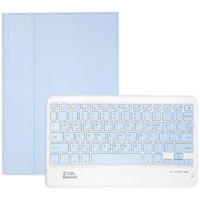 삼성 갤럭시탭 A8 2022 10.5인치 콤비 블루투스 키보드 케이스 x200 x205, 소다, 1개