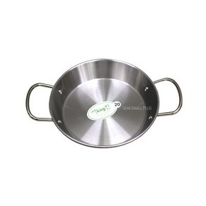 업소용 가정용 캠핑용 스텐 빠에야 라면 스테이크 전골냄비 9size, 1호 (180mm), 1개