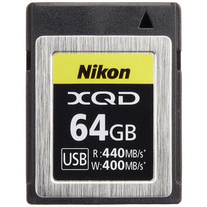 Nikon XQD 메모리 카드 64GB MC-XQ64G, 1개