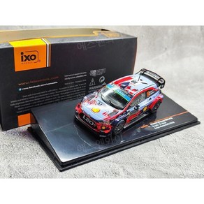 1/43 현대 i20 쿠페 WRC19 2019 모던 랠리카 모델 다이캐스트, 기본, 1개