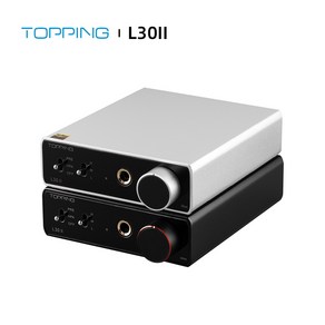 TOPPING L30 II NFCA 헤드폰 증폭기 6.35MM 3500mW*2 Hi-Res Audio PeAmp 560mW*2 HiFi AMP, Black