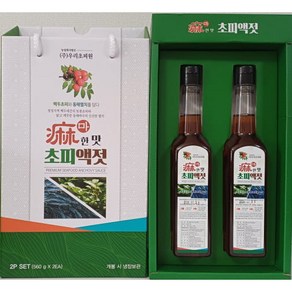 100% 국내산 초피액젓 주방필수품 선물세트[원산지:국산], 560g, 2개