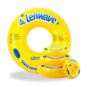 Lenwave 물놀이 튜브 어린이 성인 튜브 원형튜브, 80cm, 1개