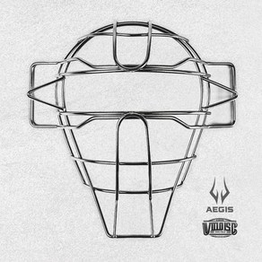 이지스 야구 포수마스크 프레임 알로이 알루미늄 AL-1, 1개, 실버