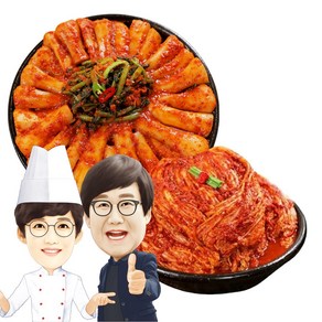 팽현숙 최양락의 맛있는 옛날 포기김치 5kg+총각김치 2kg, 1세트, 7kg