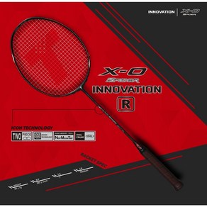 트라이온 라켓 X-O SPIDER INNOVATION RED 이노베이션 레드 배드민턴 라켓 오남스포츠, BG80P, 29, 1개