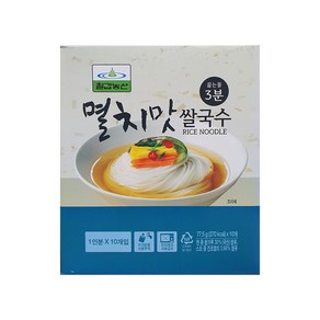 칠갑농산 멸치맛 쌀국수 77.5g x 10입, 10개