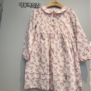 [치크]꽃 나염 핀턱 원피스 CKOW2513G