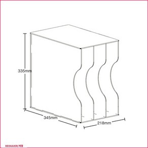 LP 아크릴 보관함 수납함 엘피판 수납장 먼지방지 투명, 3칸[올투명] 업그레이드 심플, 1개