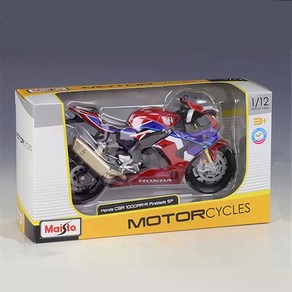 Maisto 혼다 CBR 1000RR-R 파이어 블레이드 오토바이 바이크 다이캐스트 피규어 모형 1/12, With etail box, 1개