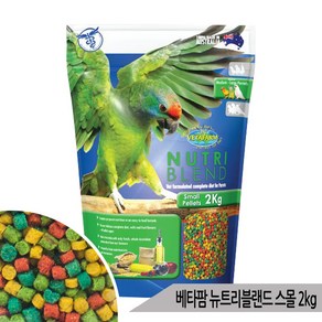 베타팜 뉴트리블렌드 스몰 2kg 과일펠렛 중형 새사료, 1개