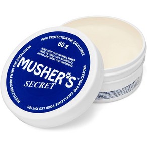 Musher's Secret Dog Paw Wax (2.1 Oz): All Season Pet Paw Protection Against Heat Hot Pavement Sand, 1개, Blue