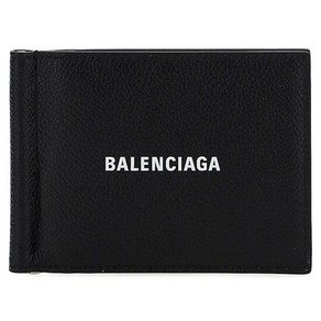 BALENCIAGA (명품) 625819 1IZI3 1090 에브리데이 머니클립 블랙 지갑 /