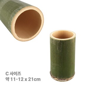 11-12 x 21cm 담양 대나무 삼계탕 그릇 ( 삼겹살 바베큐 고기 죽통 캠핑 식기 특이한접시 수육만들기 찜기 ), 1개