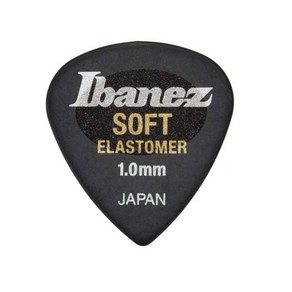 IBANEZ EL16ST10S-HBK SOFT 1.0mm 기타 픽×10장, 10개