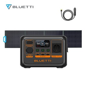 BLUETTI 블루에티 AC2P+PV200 파워뱅크세트 300W 230.4Wh 고속충전 휴대용 보조배터리 200W 태양광패널 올인원 인산철 차박 캠핑 낚시 야외작업용